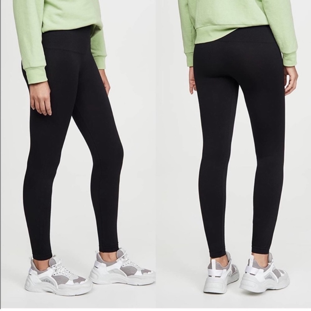 SPANX Look At Me Now Seamless Black Leggings